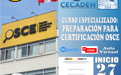 CURSO TALLER: PREPARACION CERTIFICACION  OSCE – Grupo 5