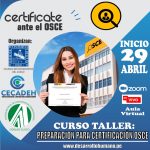 CURSO DE ESPECIALIZACIÓN: CERTIFICACION OSCE -2024-2